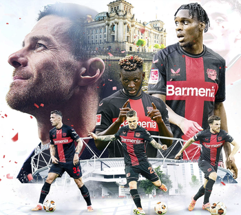 80分钟落后两球最终完成逆转，拜仁是德甲历史第三队